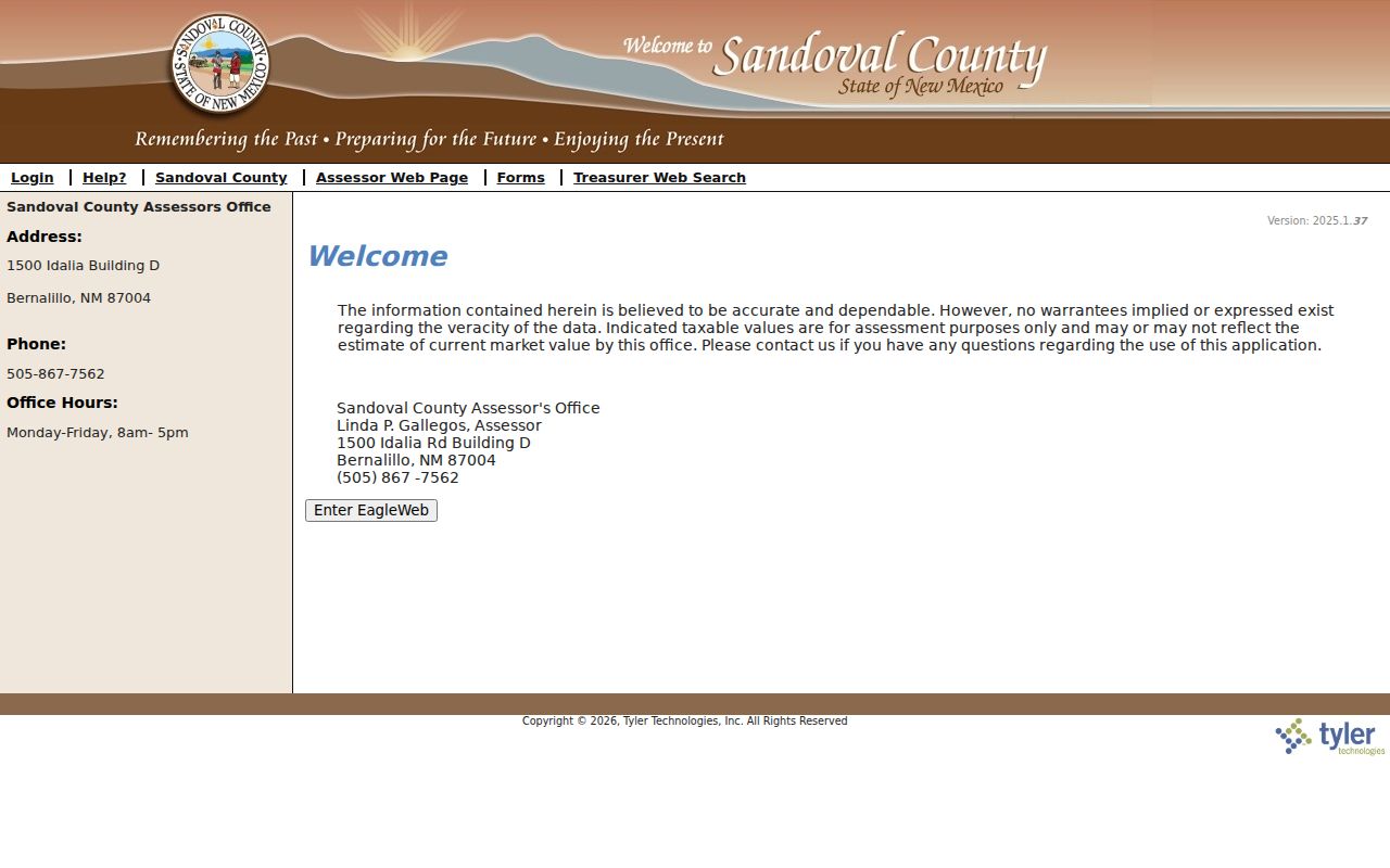 Rio Rancho residents directory Sandoval County EagleWeb property search