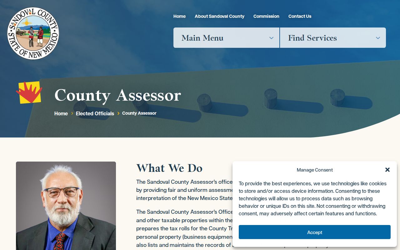 Rio Rancho previous residents research at the Sandoval County Assessor office